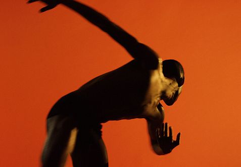 Person in dance pose
